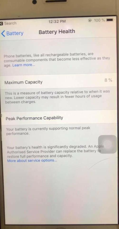 Low Battery Health For iPhone - iPro Ampang