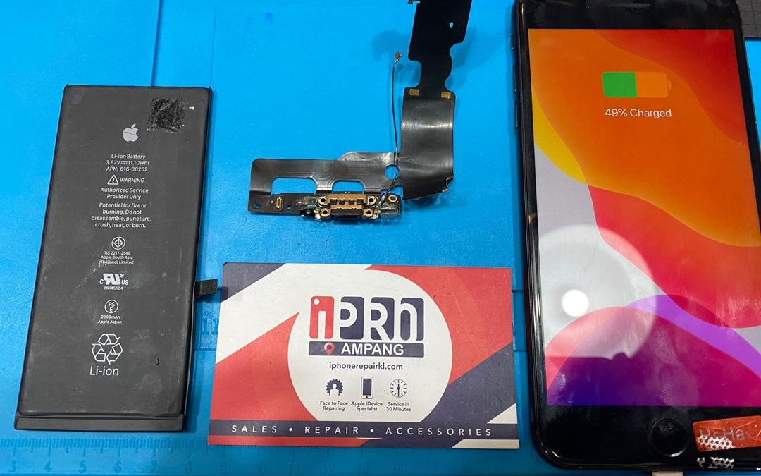 Penukaran Port Pengecas iPhone 7 Plus di iPro Ampang