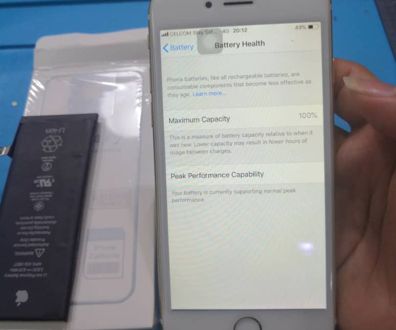 Penukaran Bateri iPhone 6 di iPro Ampang