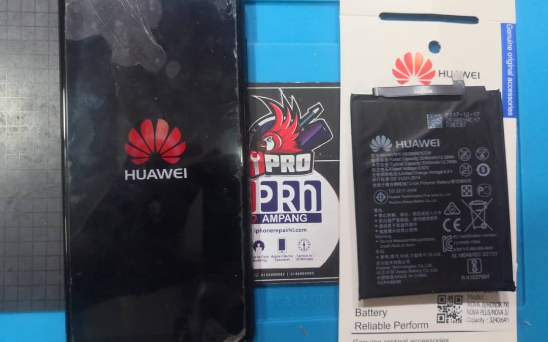 Penukaran Bateri Huawei Nova 2i Di iPro Ampang KL