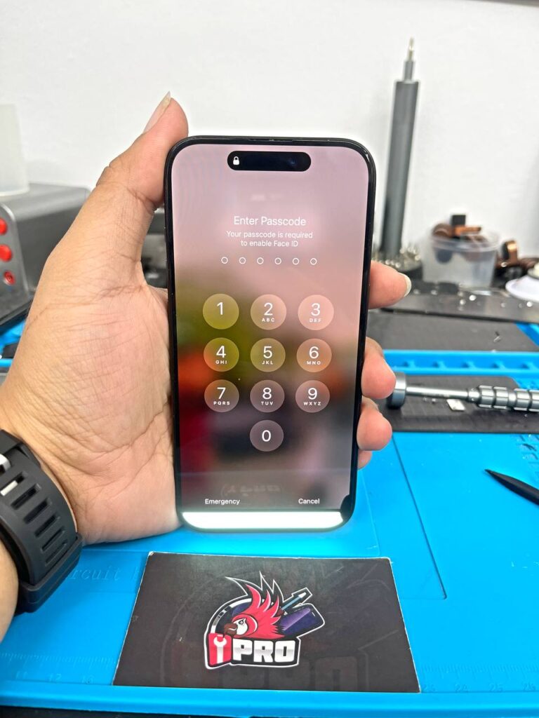 Sebelum tukar skrin genuine iPhone 15 Pro