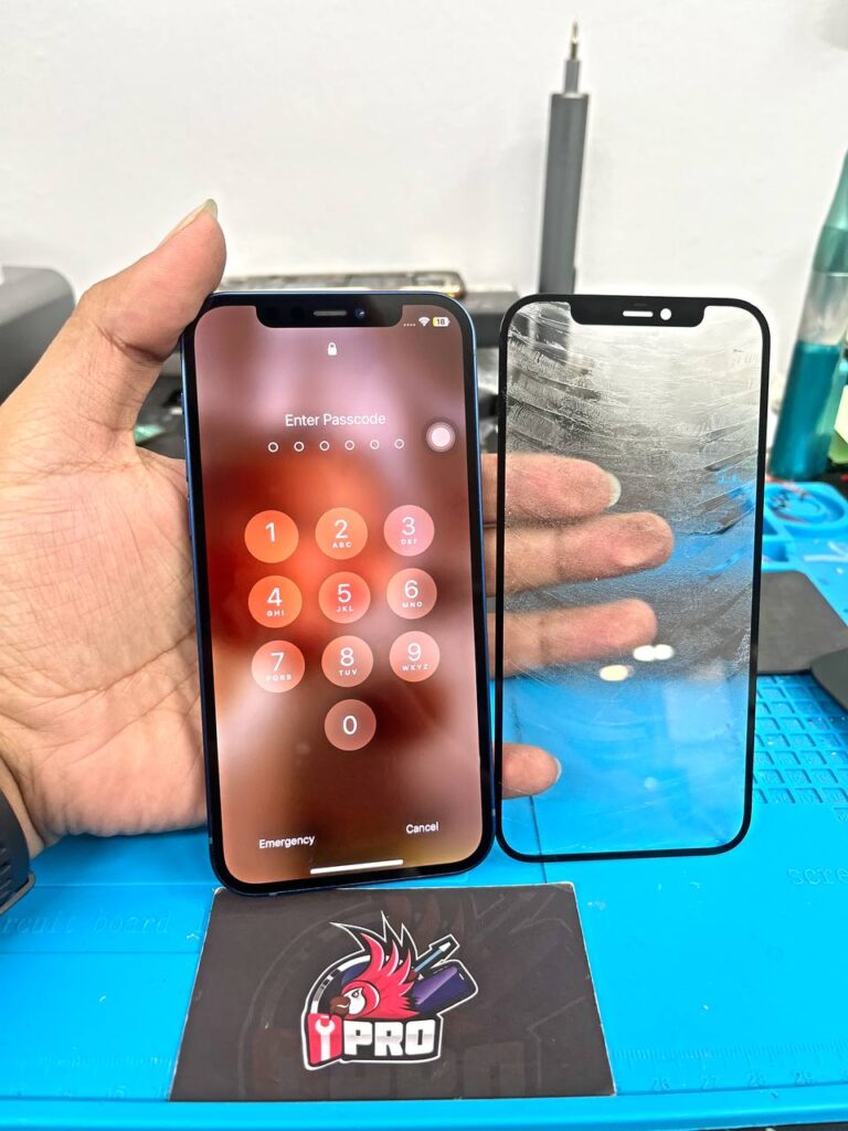 Selepas tukar skrin glass iPhone