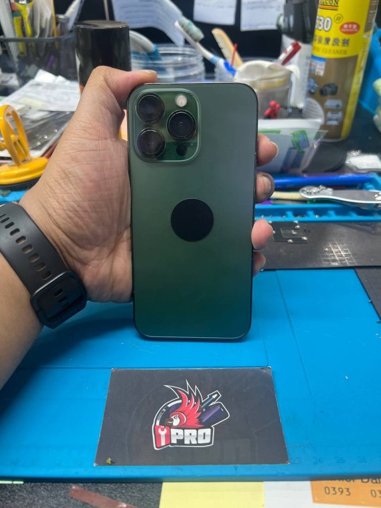Selepas tukar backglass iPhone