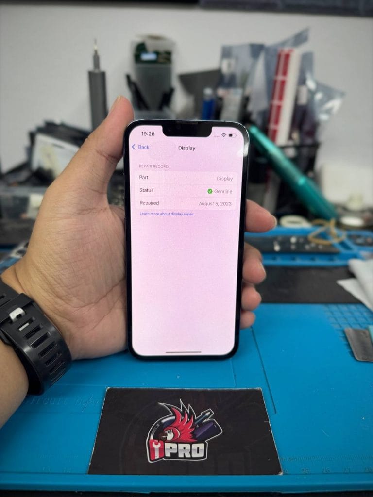 Selepas tukar skrin iPhone 
