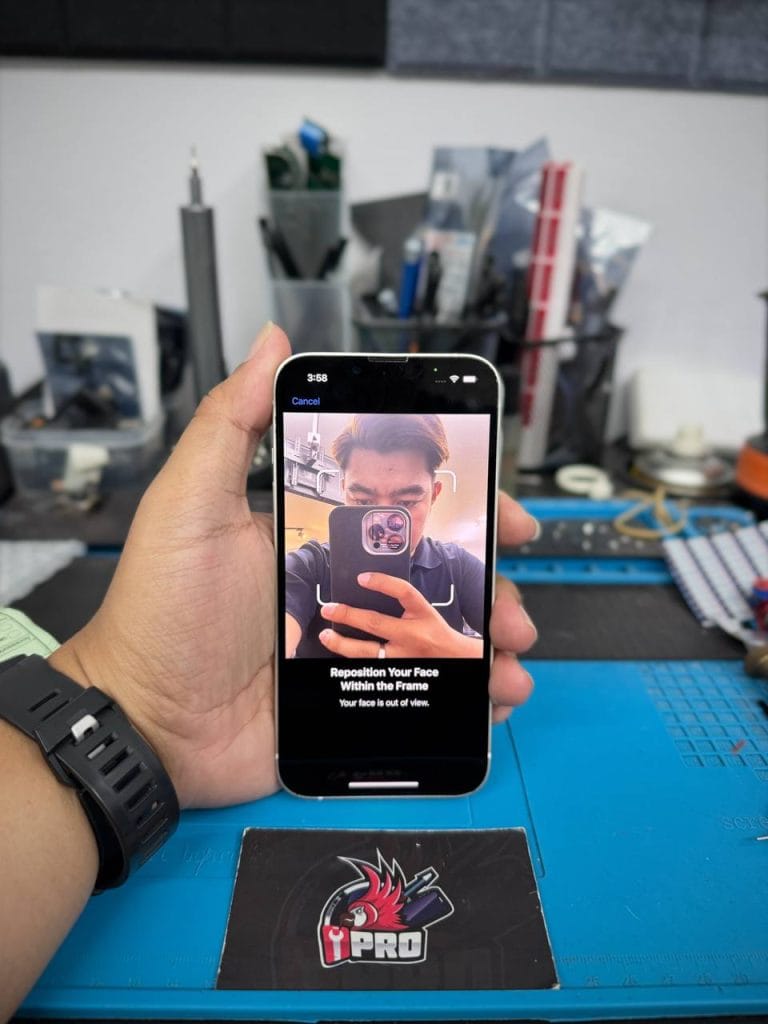 Face ID tidak boleh digunakan.