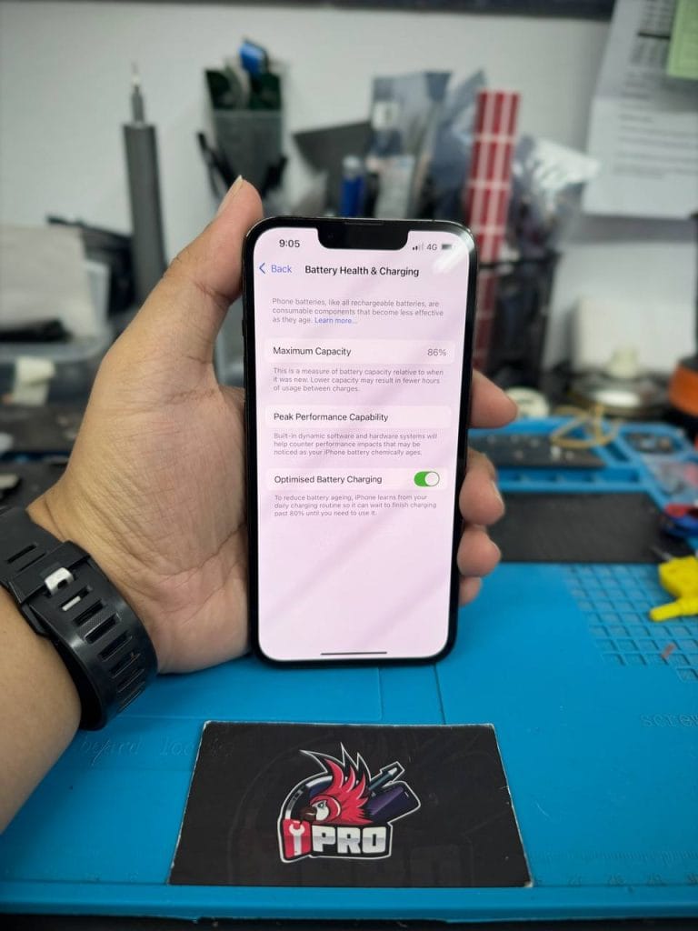 Sebelum tukar bateri iPhone 