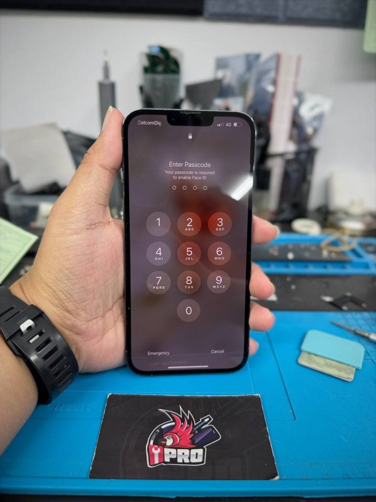Setelah repair skrin iPhone di iPro Ampang
